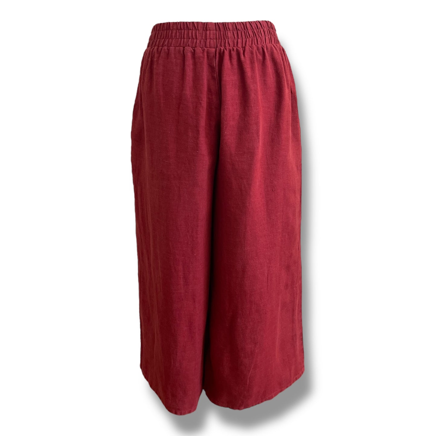 Loose Fit Wide Leg Linen Pants