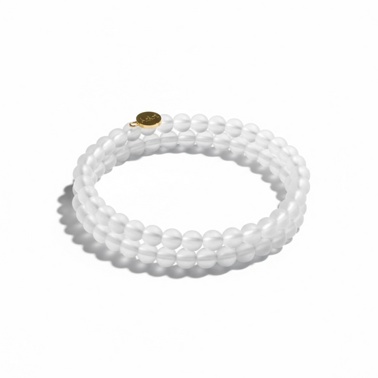 Frosted Quartz Bracelet