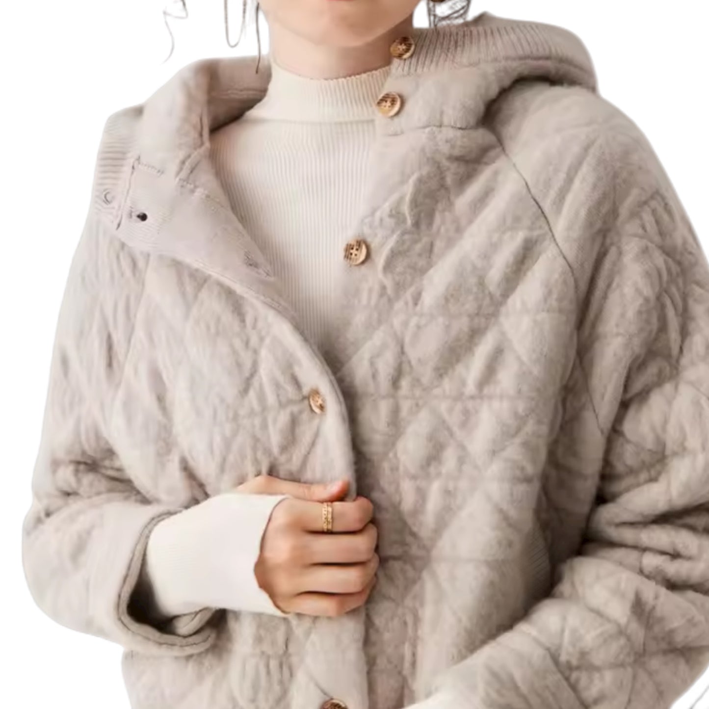 Quilted Cashmere Jacket