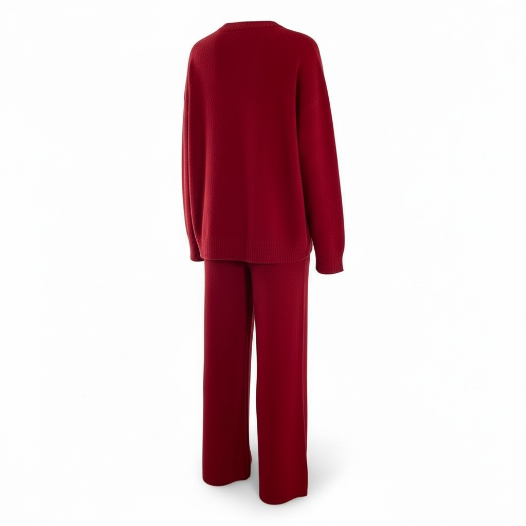 Burgundy Cashmere Set