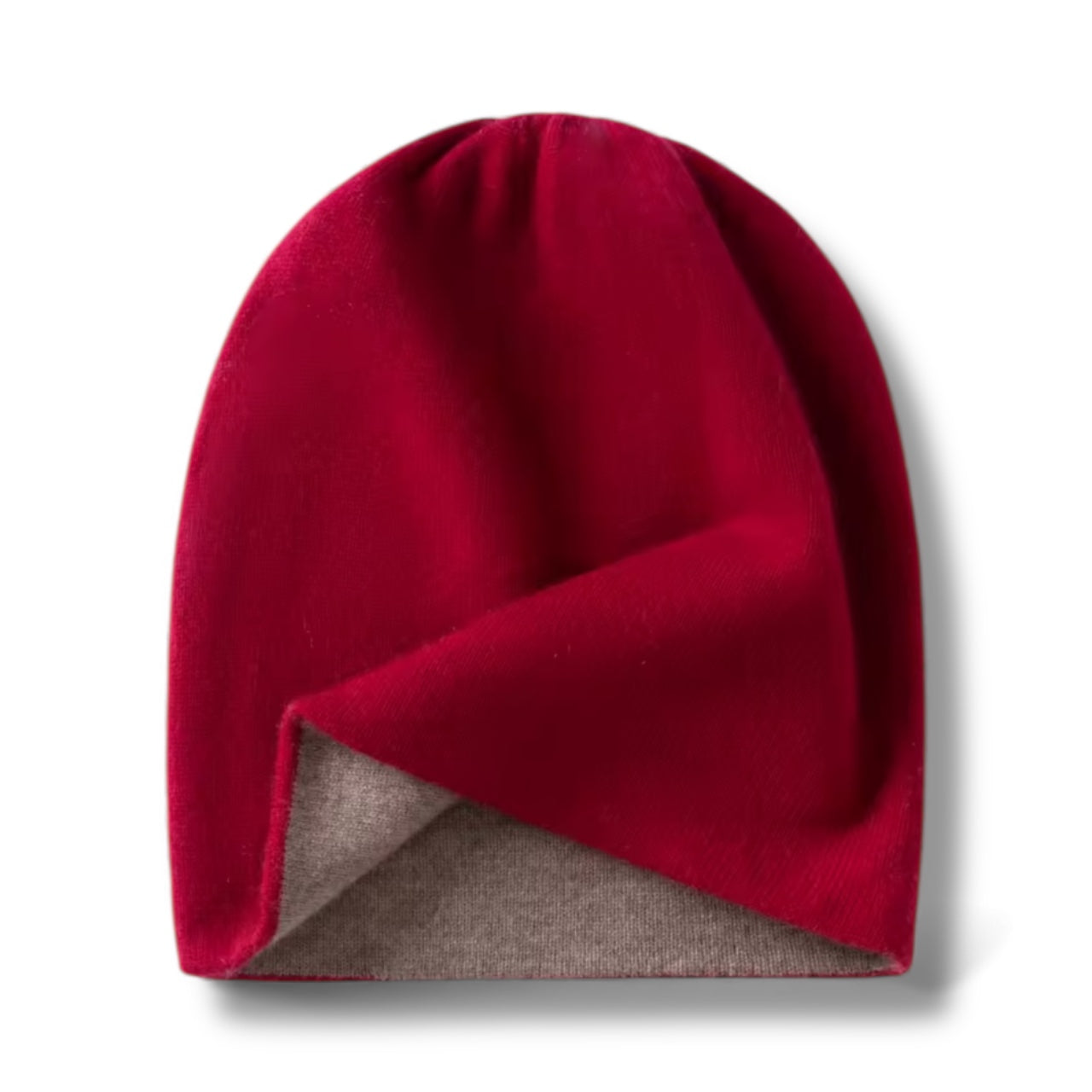 Cashmere Reversable Luxury Beanie