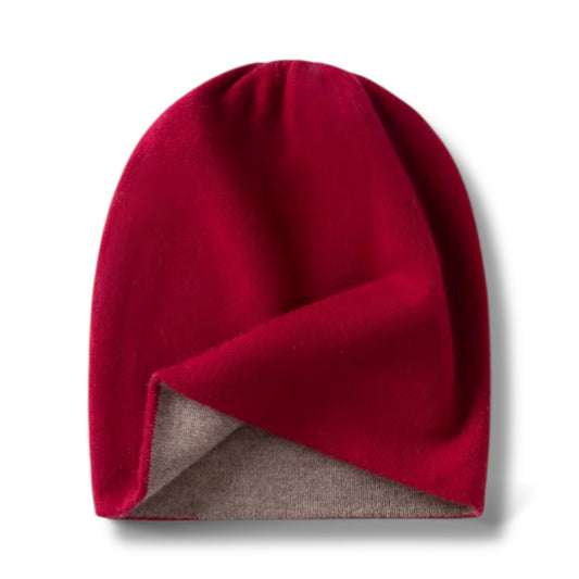 Cashmere Reversable Luxury Beanie