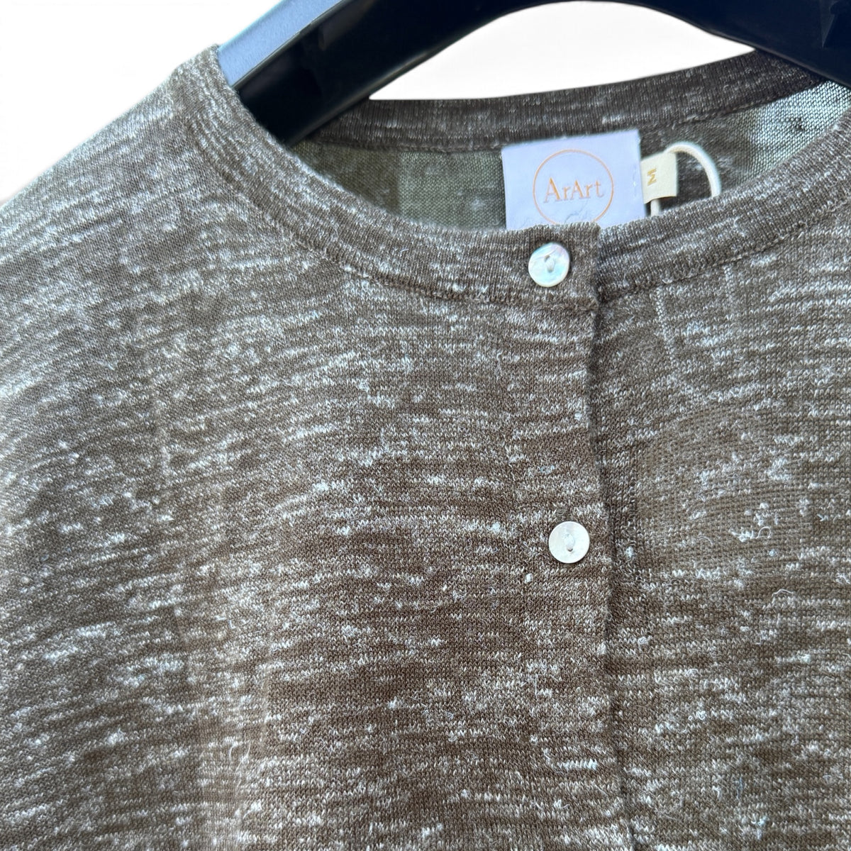 ArArt Essentials - Knitted Linen Cardigan