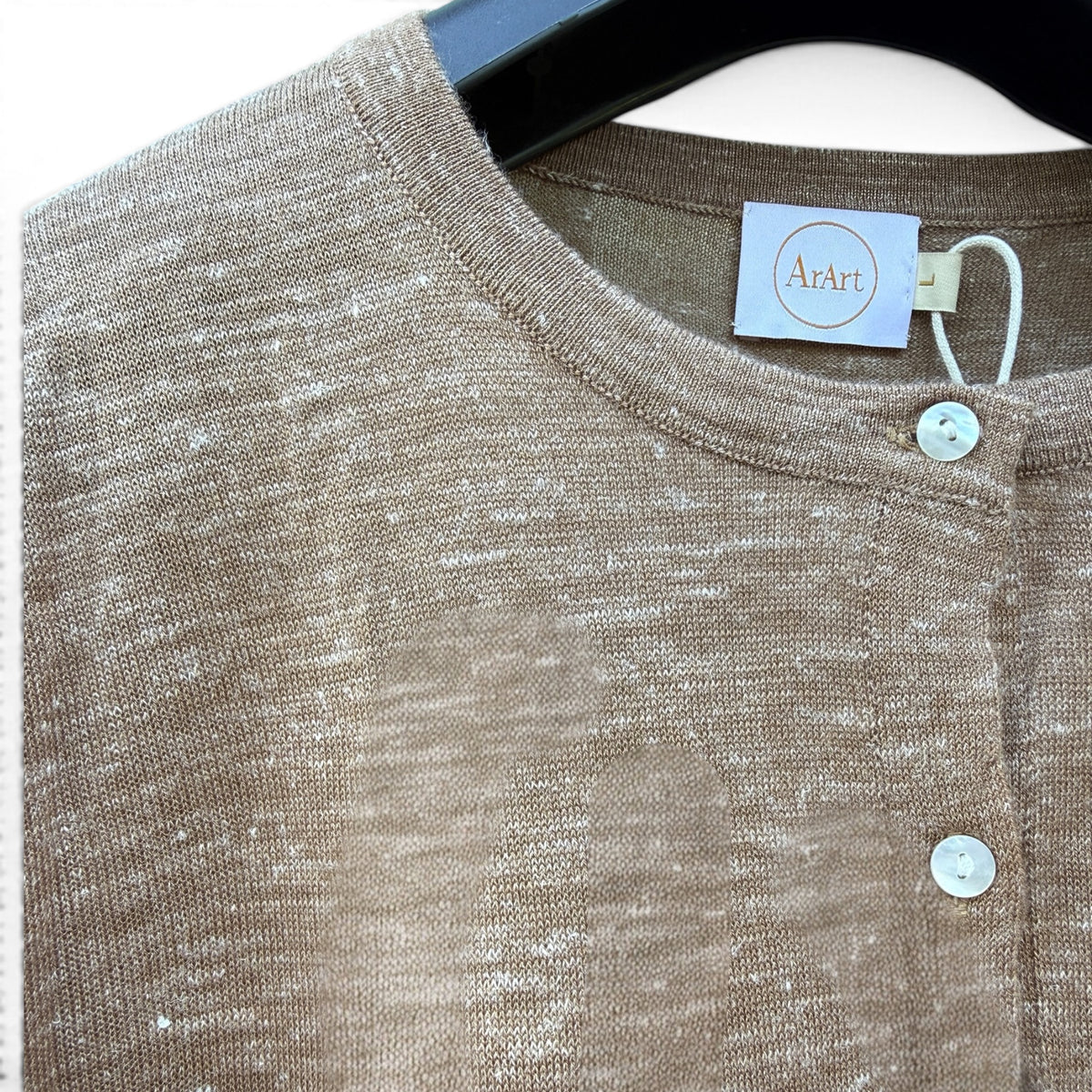ArArt Essentials - Knitted Linen Cardigan