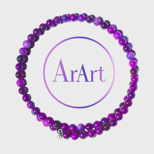 Purple Jade Necklace