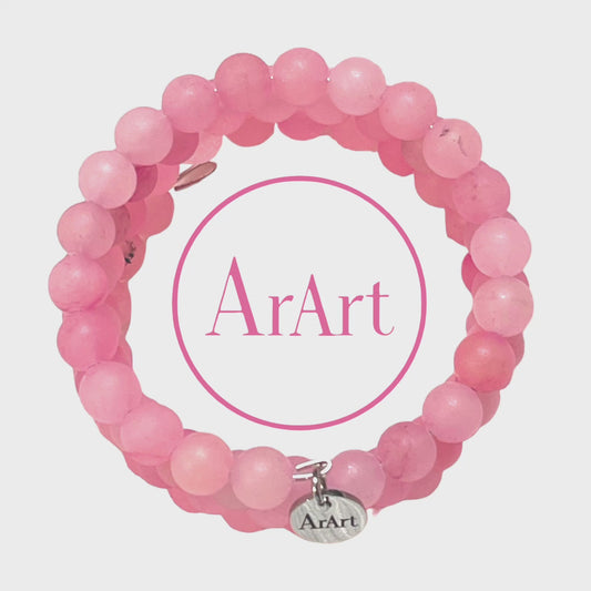 Pink Jade Bracelet