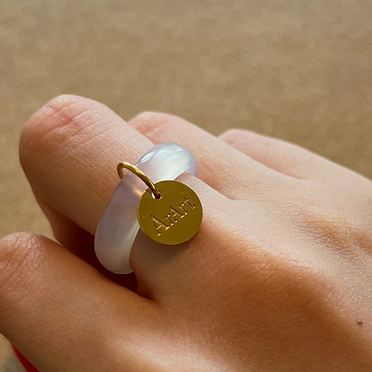 White Jade Ring