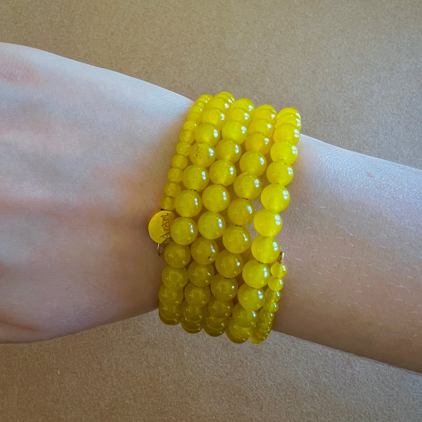 Yellow Agate Bracelet